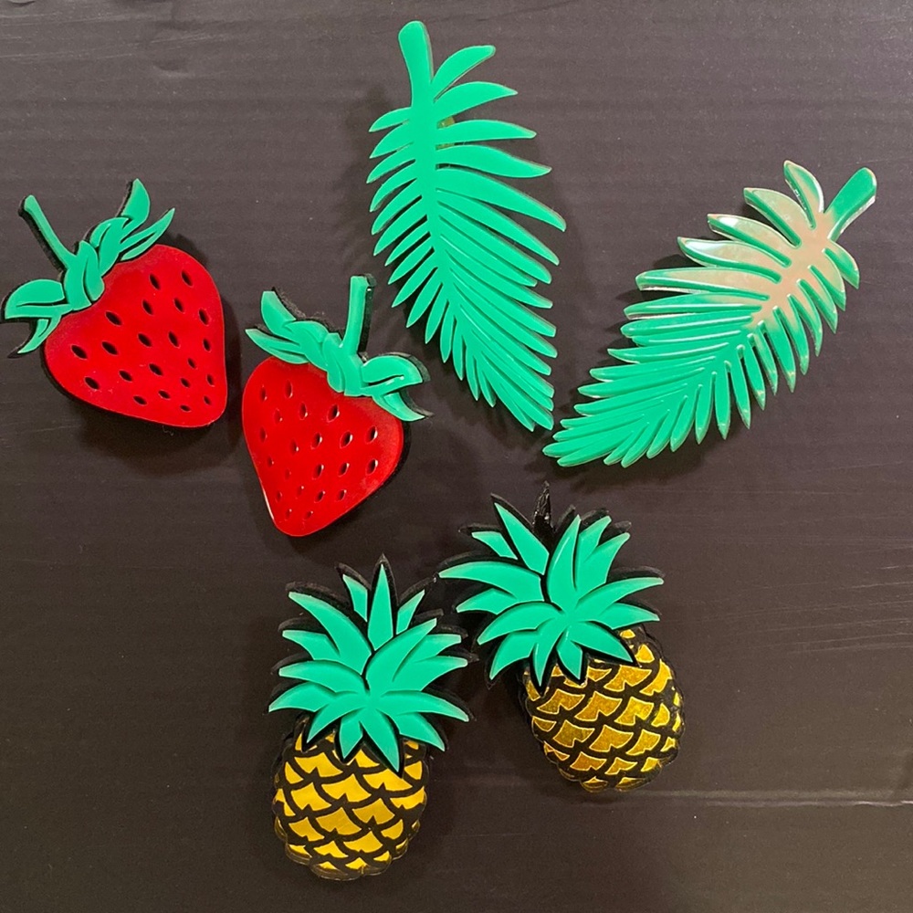 Melody Ehsani Deadstock Tropical Earring Collection